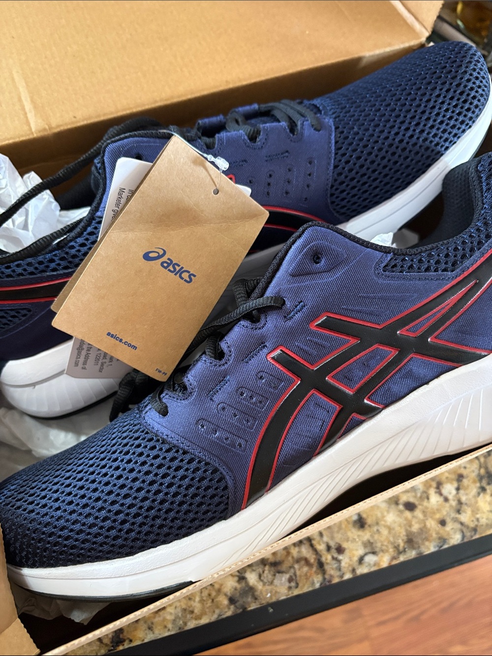 Asics mens athletic shoe